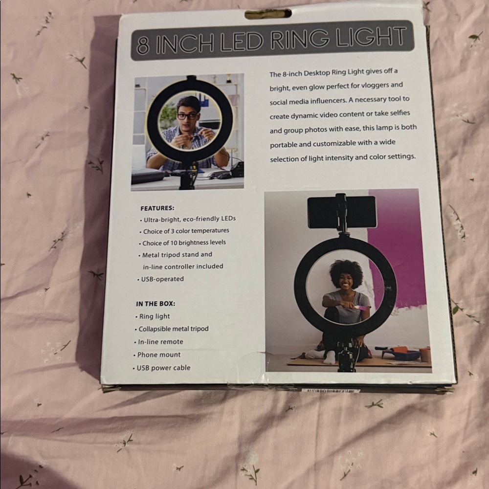 Littil LED Ring Light with Adjustable Modes - Picture 2 of 2